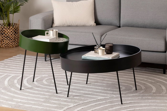 Hanah Home Ilo - Mesa de centro Antracita